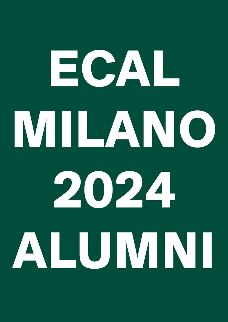 ECAL MILANO – EXHIBITIONS BY ALUMNI