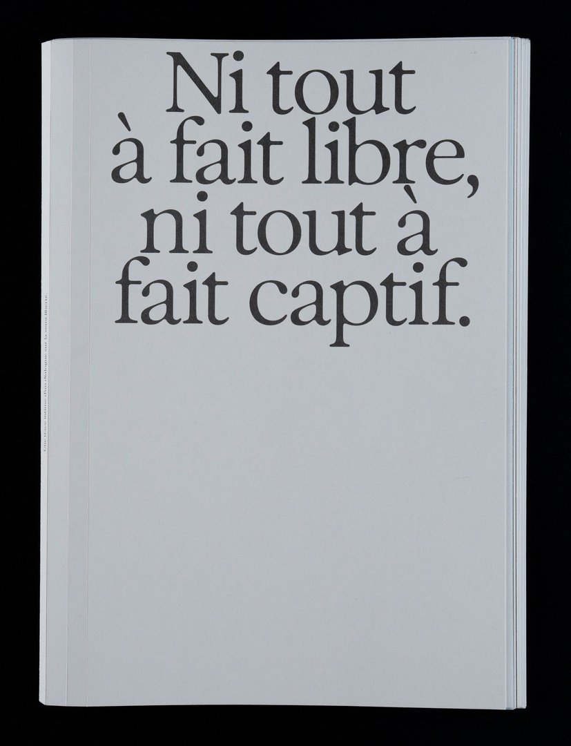 Léa Corin – Ni tout à fait libre, ni tout à fait captif