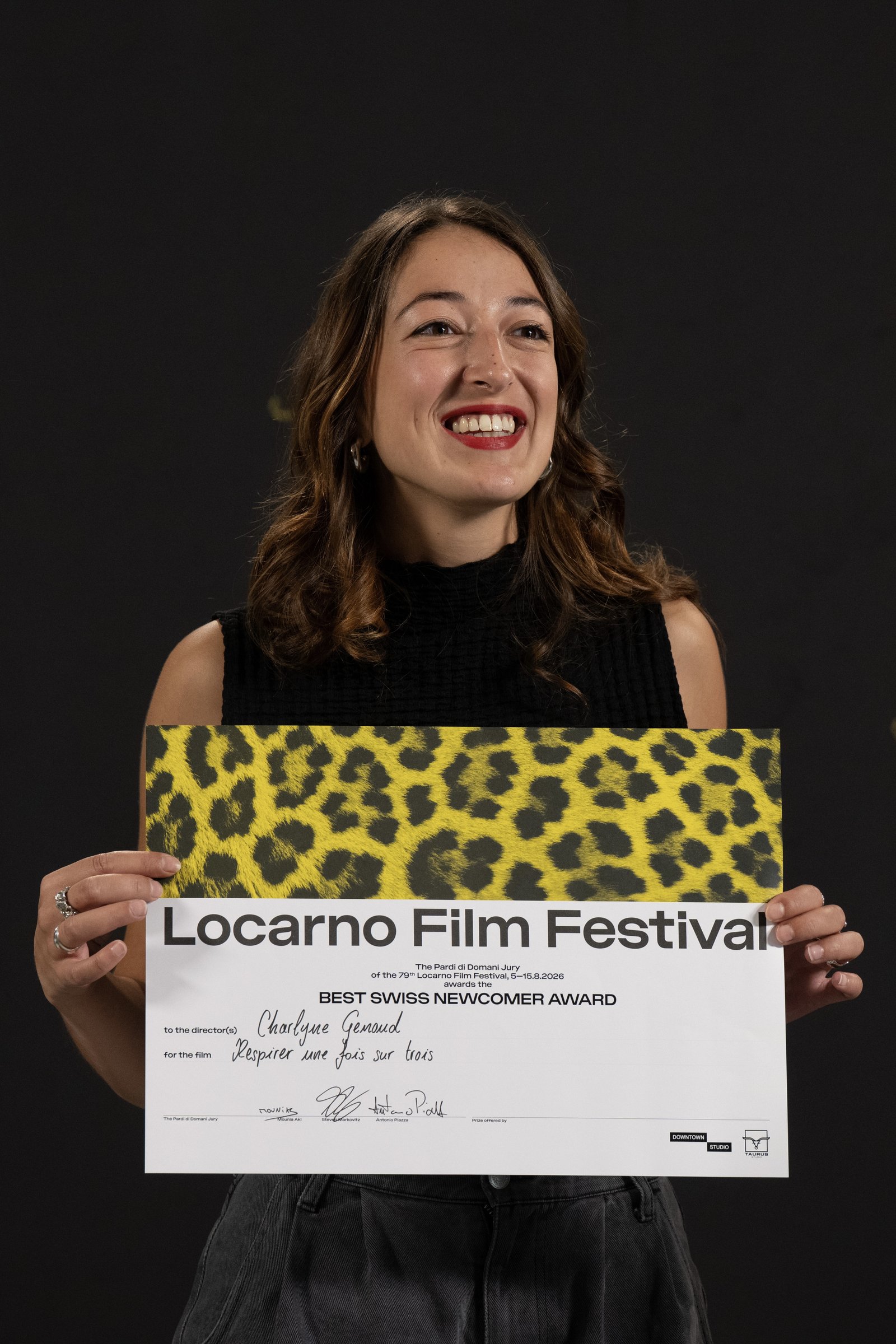Best Swiss Newcomer Award pour Charlyne Genoud au Locarno Film Festival
