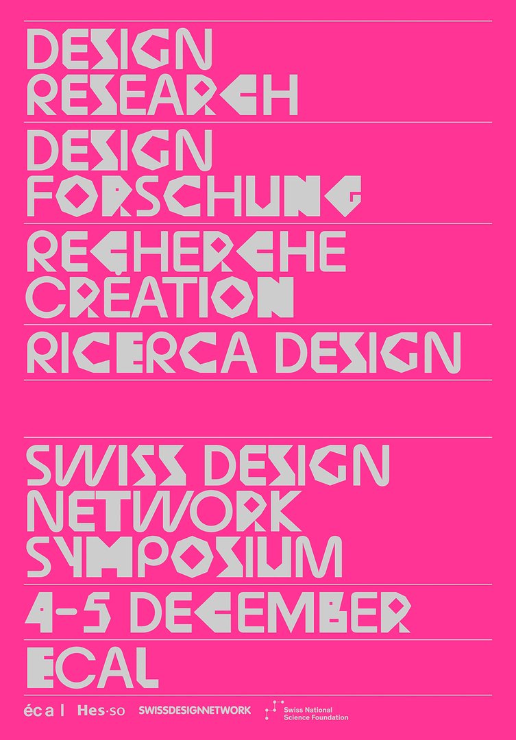 SWISS DESIGN NETWORK SYMPOSIUM