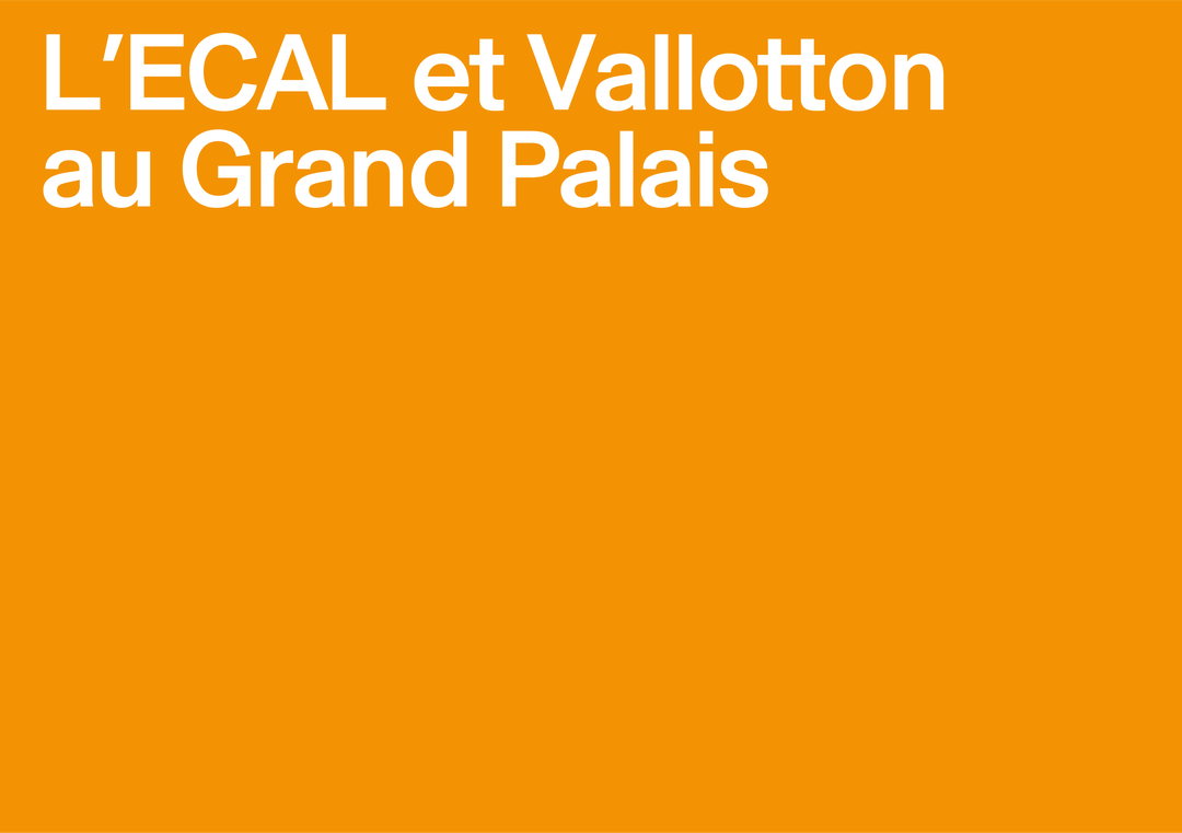 ECAL at the Grand Palais