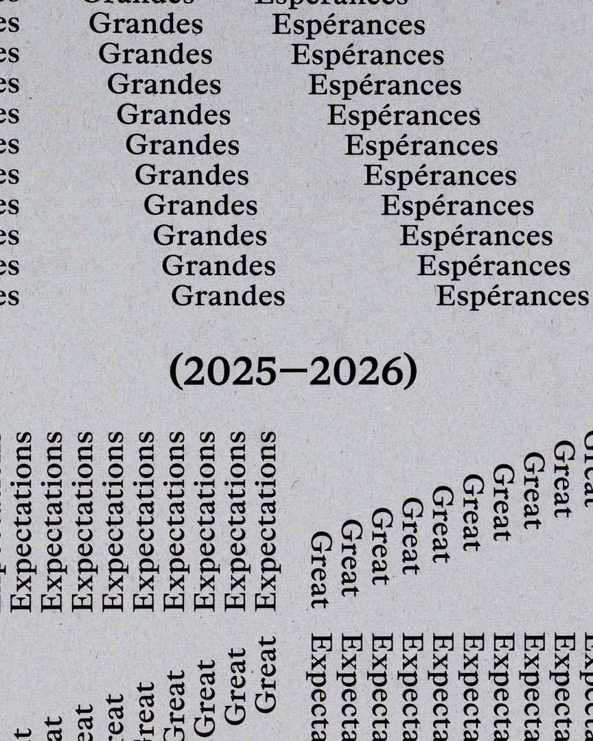 Design éditorial - De Très Grandes Espérances - BA1 S1 2025-2026