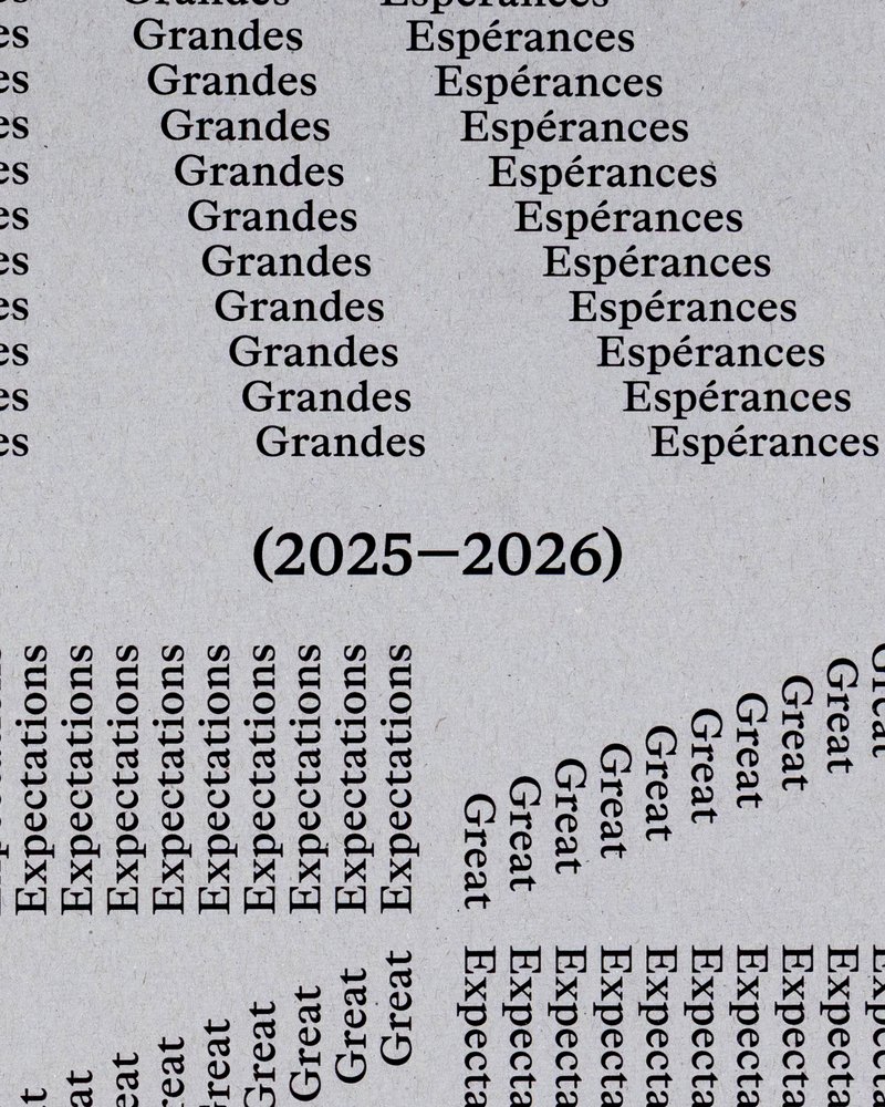 Design éditorial - De Très Grandes Espérances - BA1 S1 2025-2026