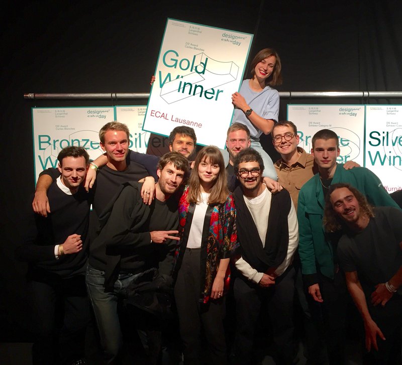 ECAL is GOLD WINNER at Designers'Saturday