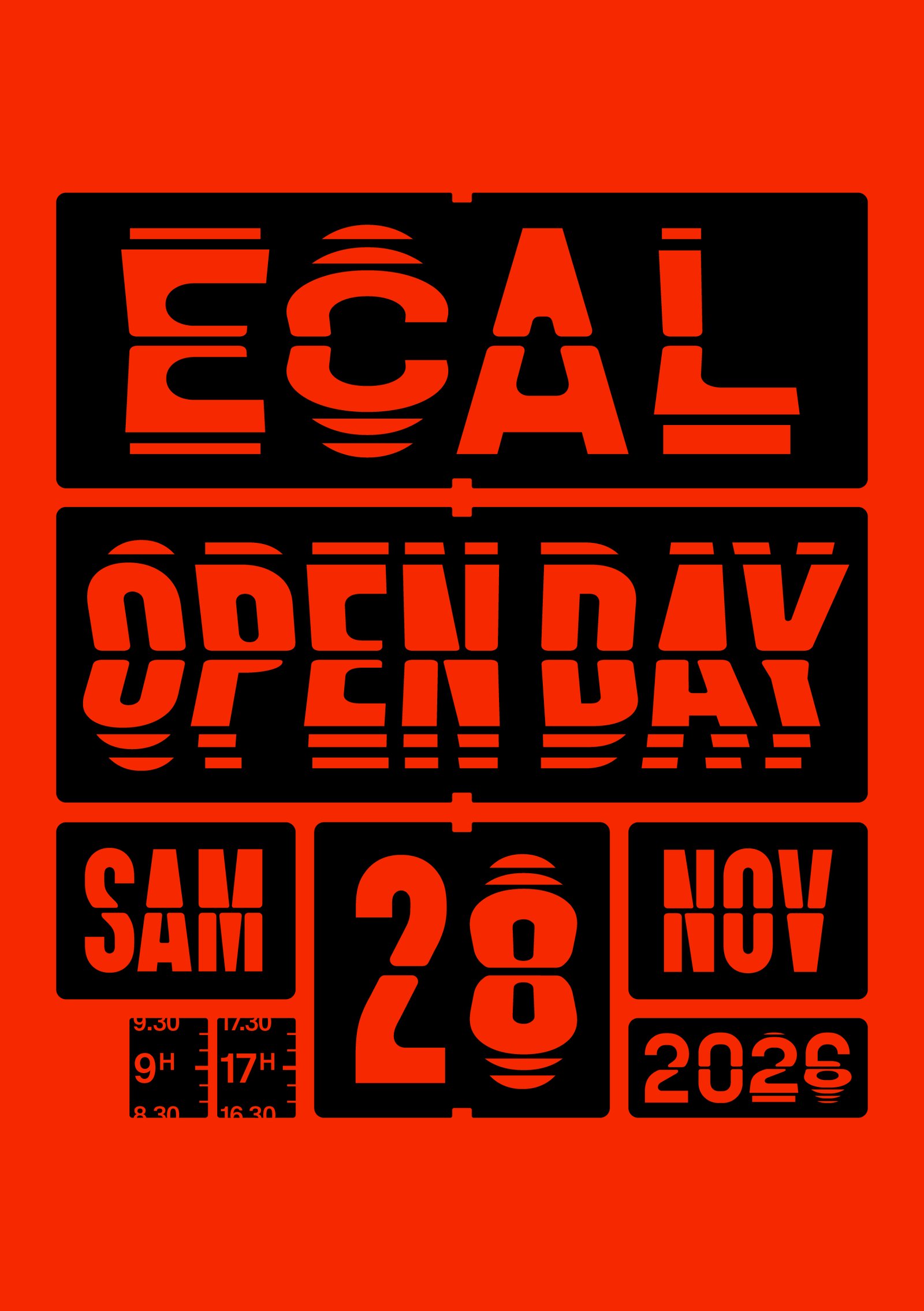 ECAL OPEN DAY 2026, 28.11.2026, ECAL, Renens