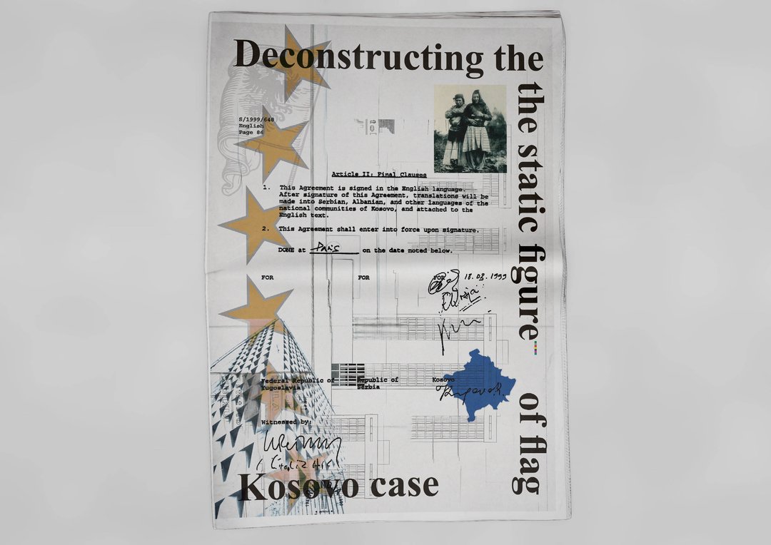 Flaurant Kadrija – Deconstructing the static figure of flag (kosovo case)