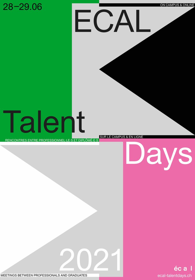 ECAL Talent Days 2021,28–29.06.2021,ECAL Campus, Renens & Online