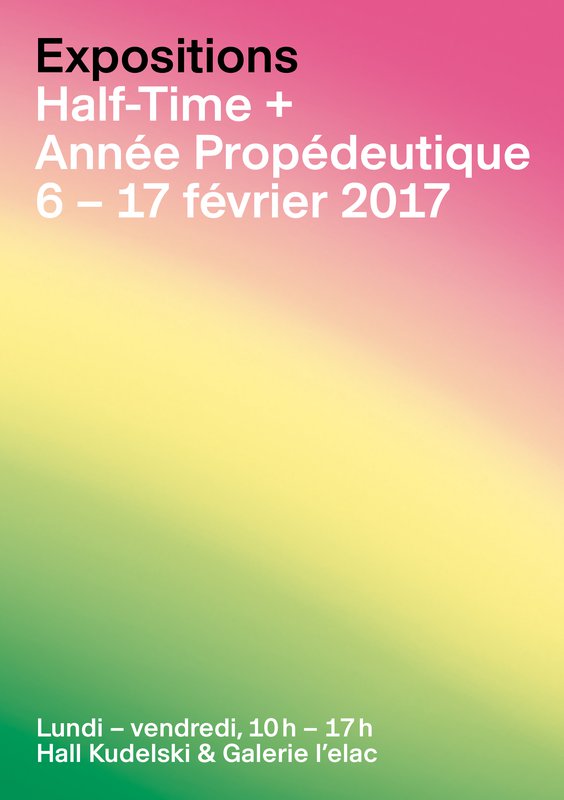 Half-Time + Foundation Year exhibitions