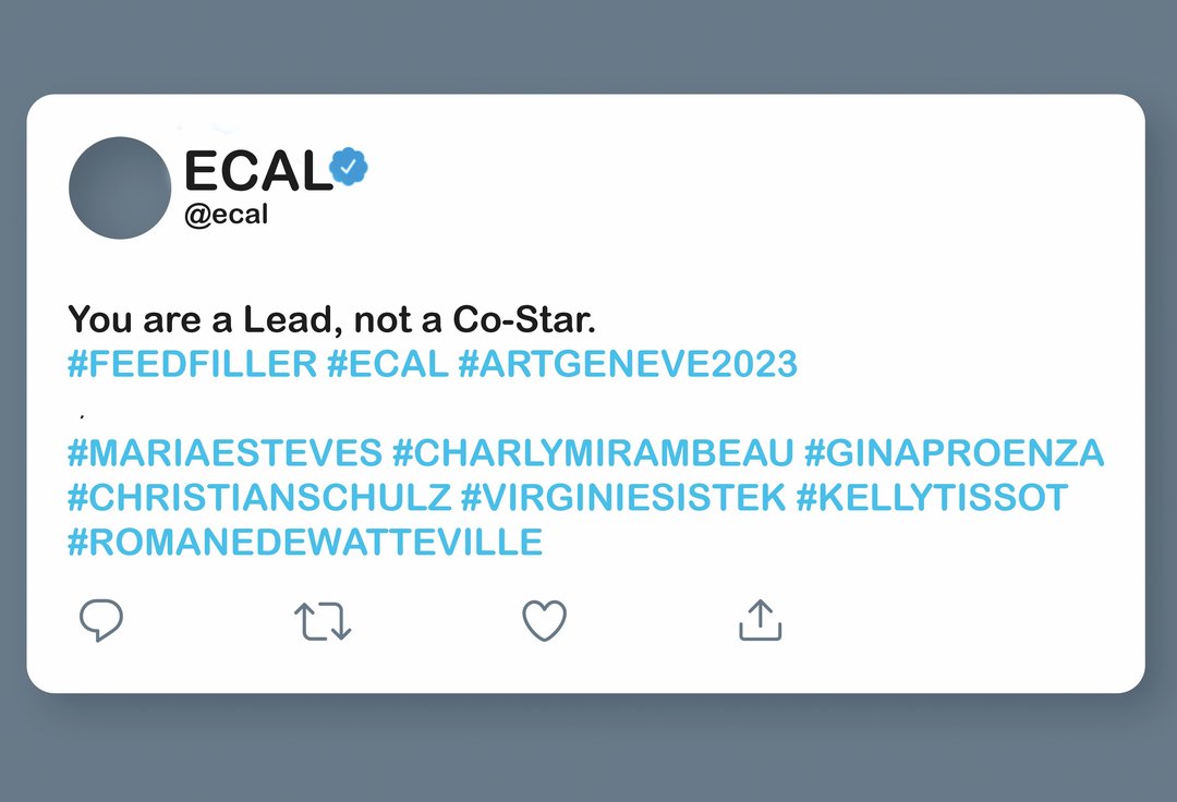 Feed Filler - artgenève 2023
