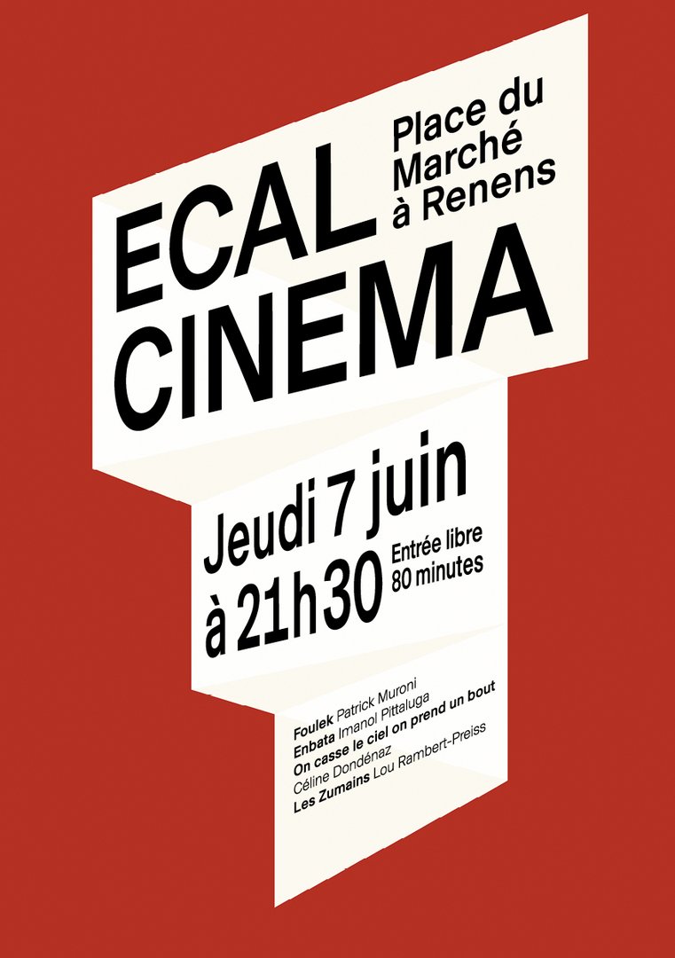 ECAL Cinéma 2018 in Renens