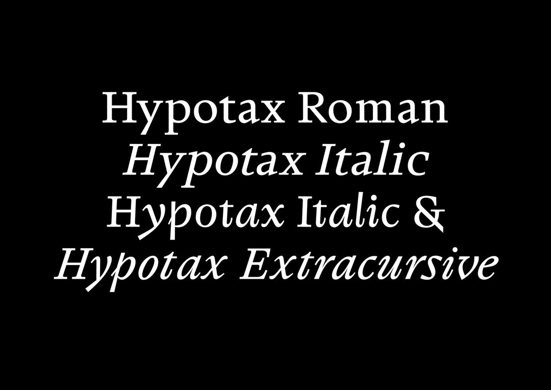 Lina Kaltenberg – Hypotax