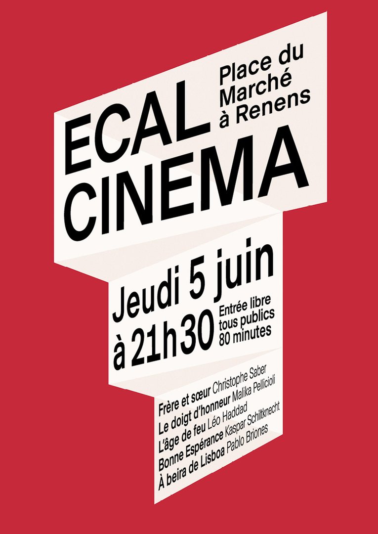 Screening of the ECAL movies at Renens