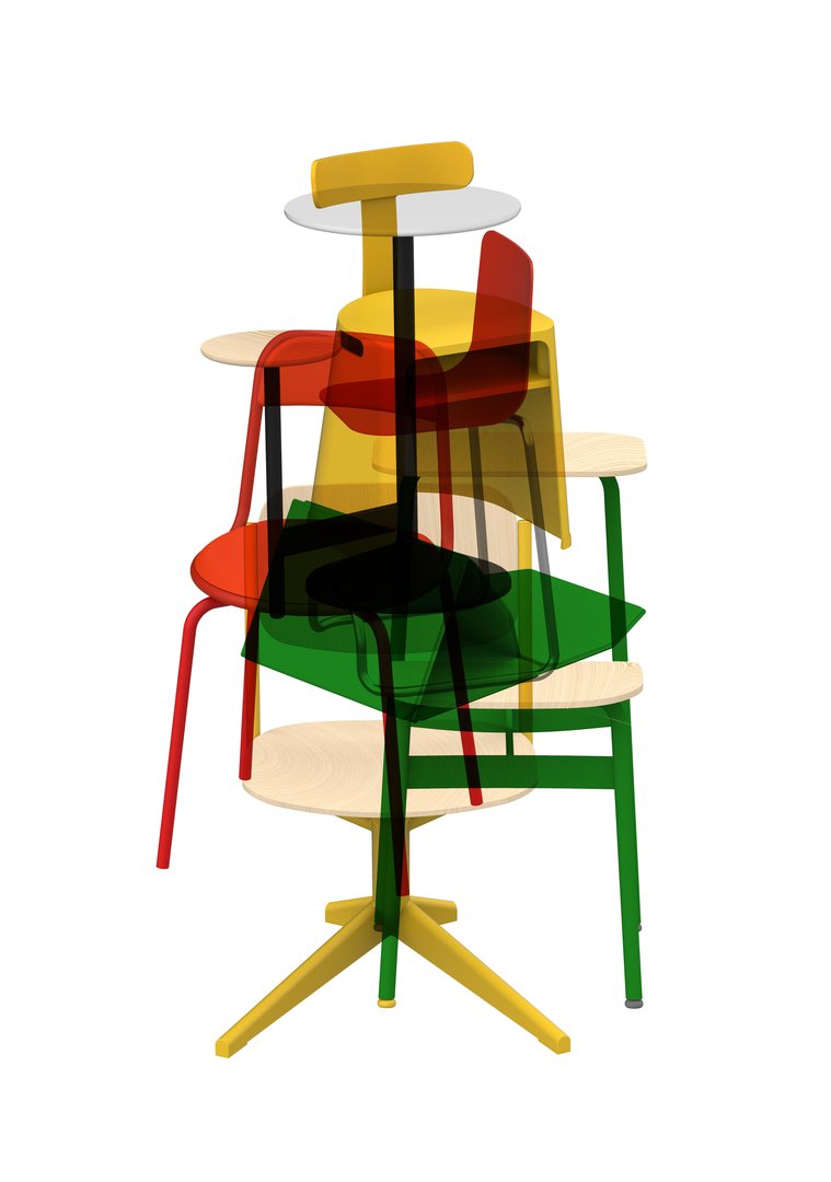 ECAL x RBM by Flokk: The Future of School Seating,04–07.02.2020,Konstnärshuset, Stockholm