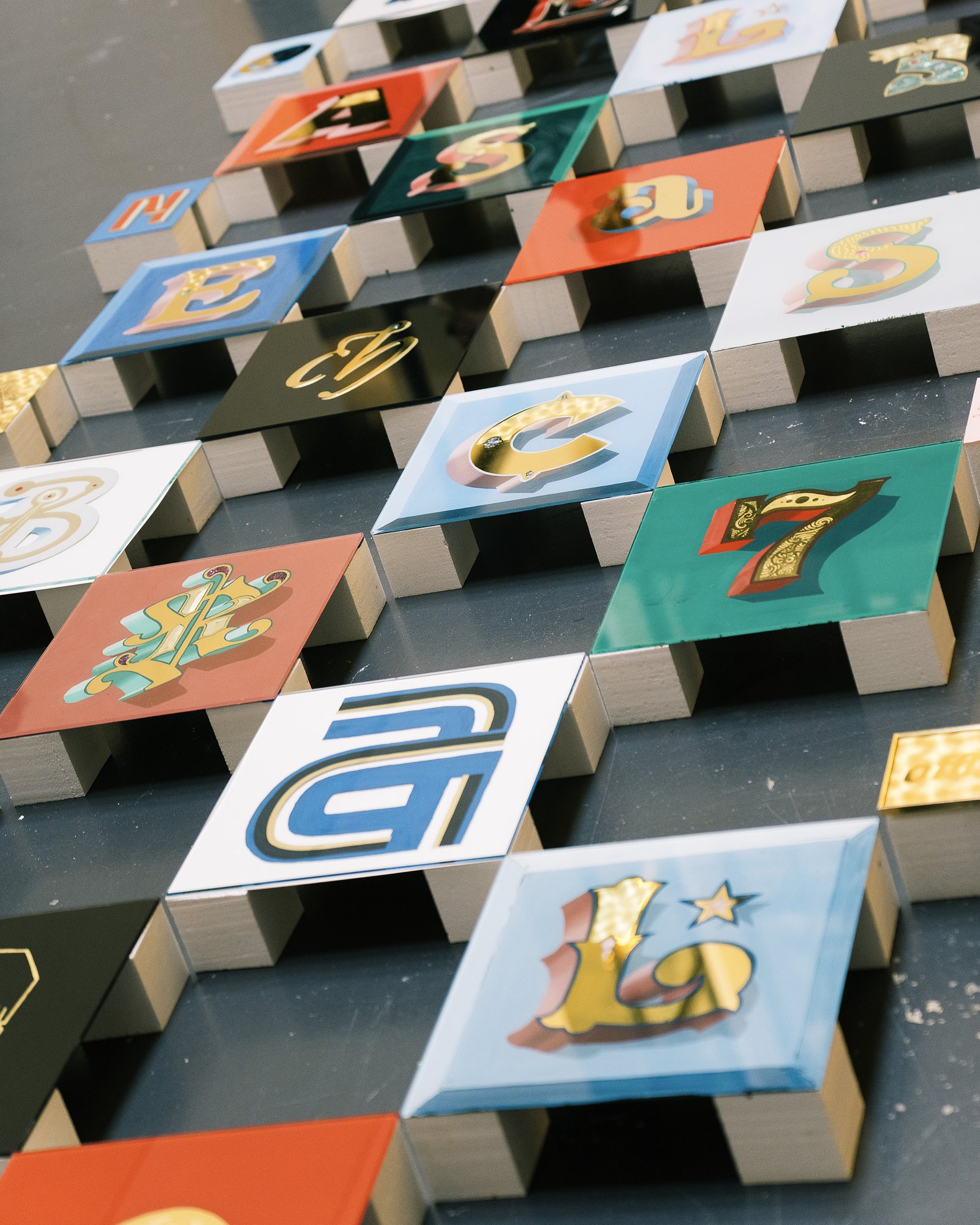 Atelier de dorure sur verre avec Eddy Bennet