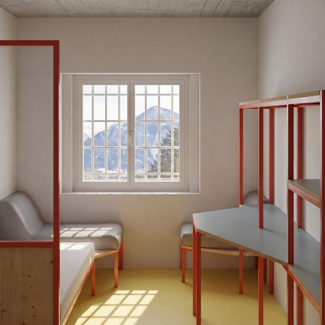 Gion Luginbühl – FURNITURE FOR PRISON ENVIRONMENT