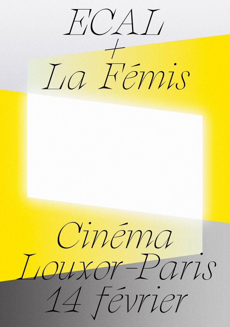 ECAL and La Fémis at Louxor, Paris